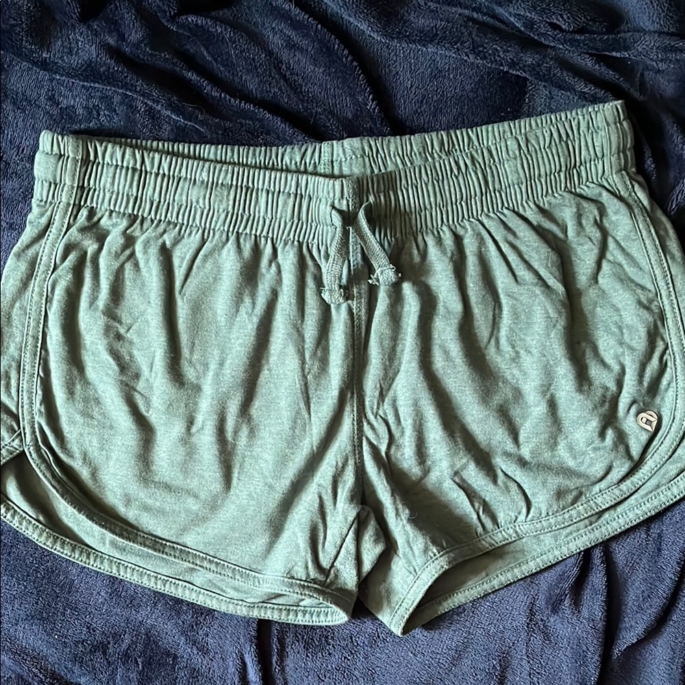 Women's Green Active Shorts